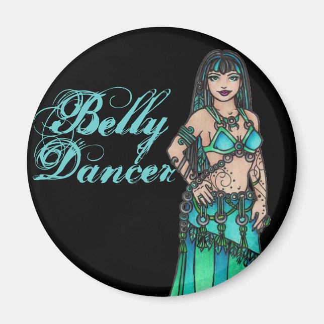 Maysun Belly Dancer Magnet (Framsidan)