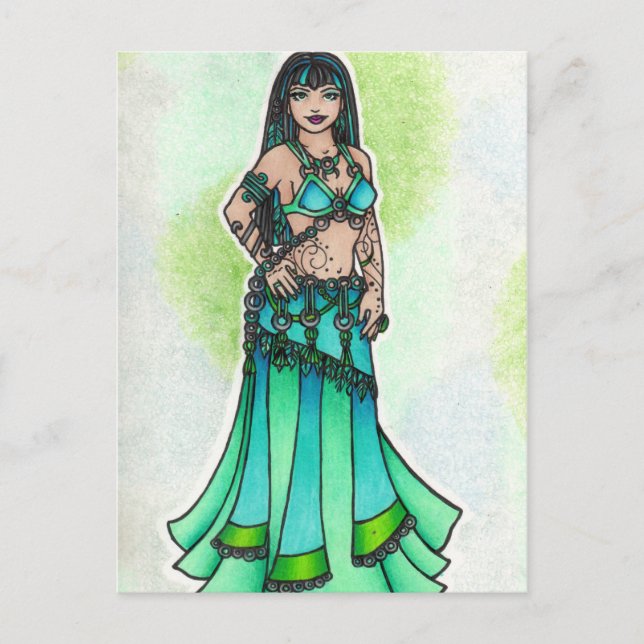 Maysun Belly Dancer Vykort (Framsida)