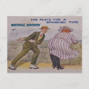 MAYSVILLE, KENTUCKY VINTAGE FUNNY POSTCARDS VYKORT