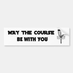 MAYTHECOURSEbumper Bildekal