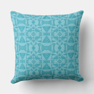 Maz Abstrakt Zebra Mosaic - Dusty Blue Grått Kudde