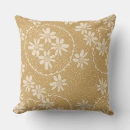 Maz Blommigt Bubbles Polka Dot Salted Caramel Kudde