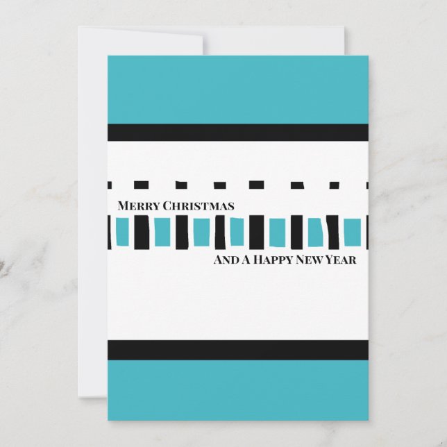 MAZ Striped Ribbed Knitting Pattern 236 Christmas  Julkort (Framsida)