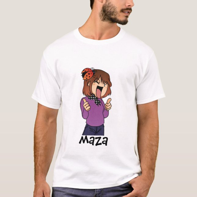 "Maza" idérik skillnadT-tröja T-shirt (Framsida)