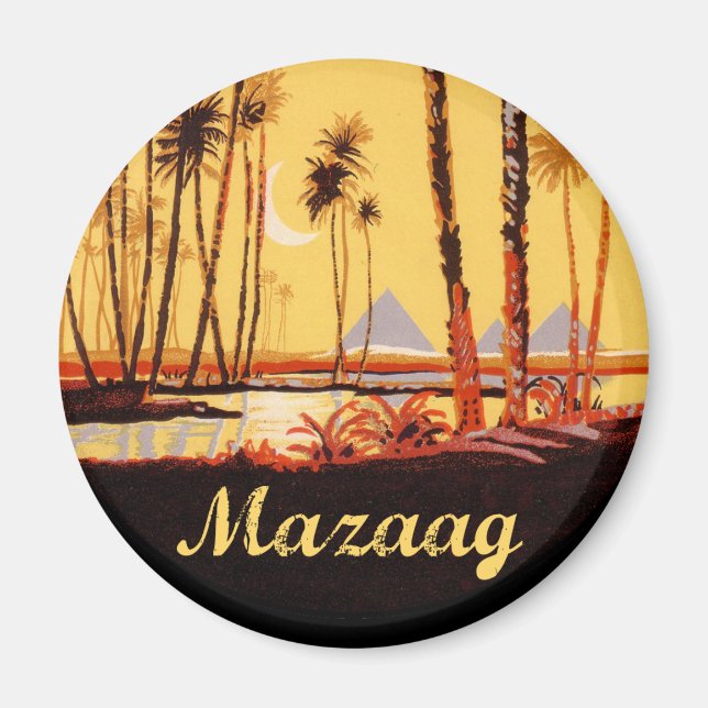 Mazaag Vintage Day Magnet (Framsidan)