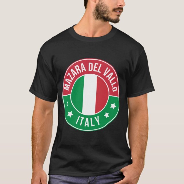 Mazara del Vallo, Italien Stad T-Shirt (Framsida)