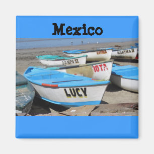 Mazatlan FishingBoats Magnet