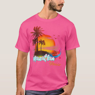 Mazatlan Mexico Beach Summer Vacation Handflatan T Shirt