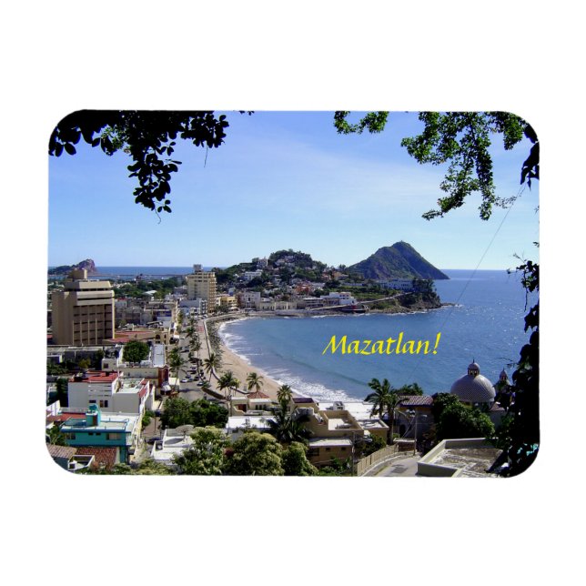 Mazatlan, Mexikanska kylmagnet Magnet (Horisontell)