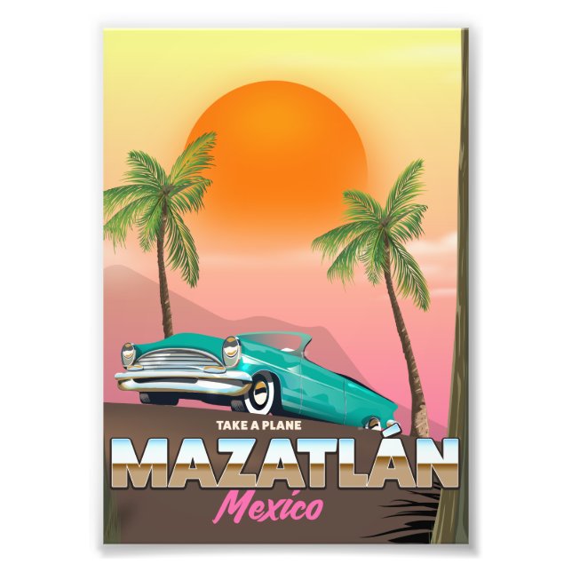 Mazatlán Mexiko resebroschyr Fototryck (Framsidan)