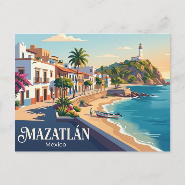Mazatlán Mexiko Vykort (Framsida)