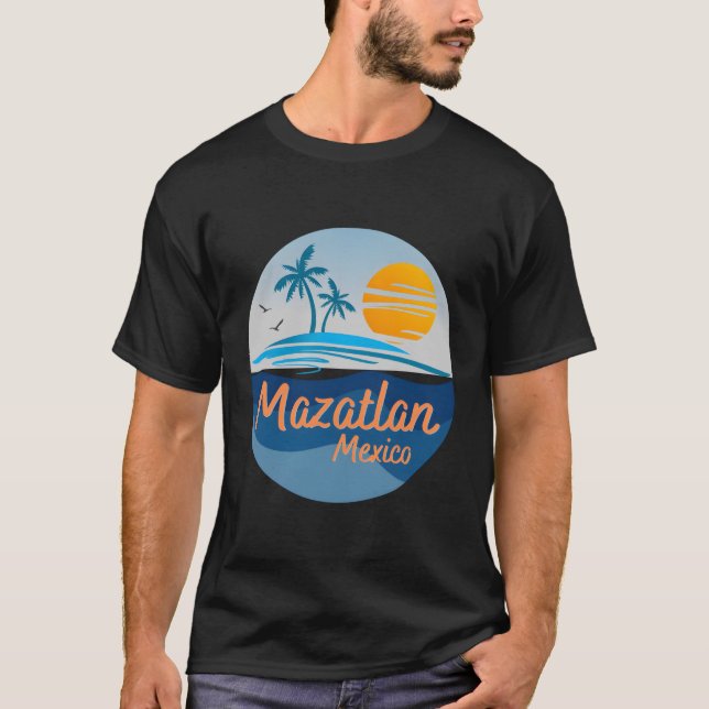 Mazatlan Sinaloa Mexico Vacation T Shirt (Framsida)