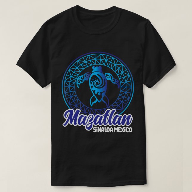 Mazatlan Sinaloa Mexiko Souvenirs Baja Kalifornien T Shirt (Design framsida)