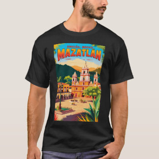 Mazatlan Sinaloa Mexiko Vintage Resor Turism T Shirt