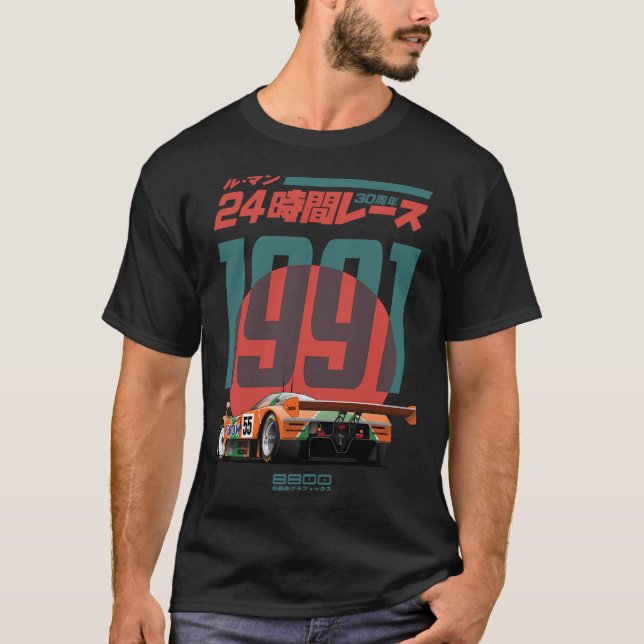 Mazda 787B 30Th Le Mans T Shirt (Framsida)