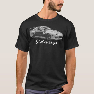 Mazda FC Rx7 som driver mörk T Shirt
