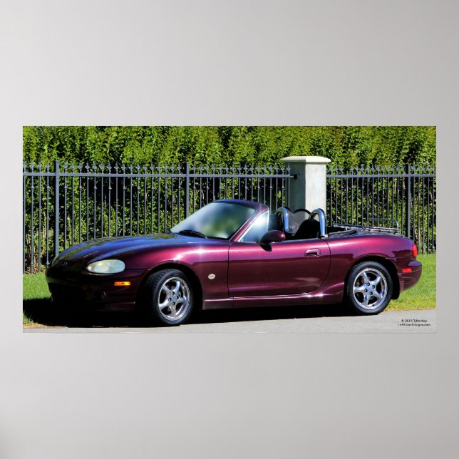 MAZDA MIATA (2000) SPECIELL EDITION POSTER (Framsidan)