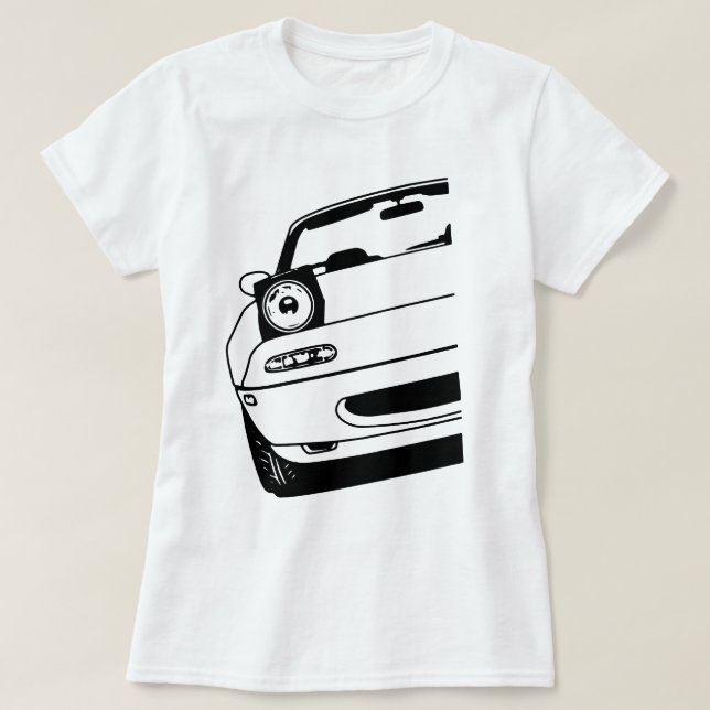 Mazda Miata MX5 NA T Shirt (Design framsida)