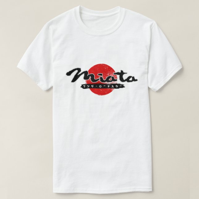Mazda Miata MX5 Roadster T Shirt (Design framsida)