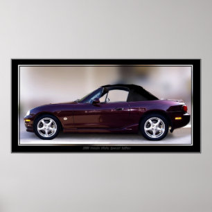 MAZDA MIATA SPECIELL UPPLAGAAFFISCH 2000 POSTER