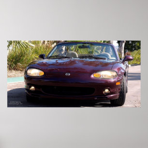 MAZDA MIATA SPECIELL UPPLAGAAFFISCH 2000 POSTER