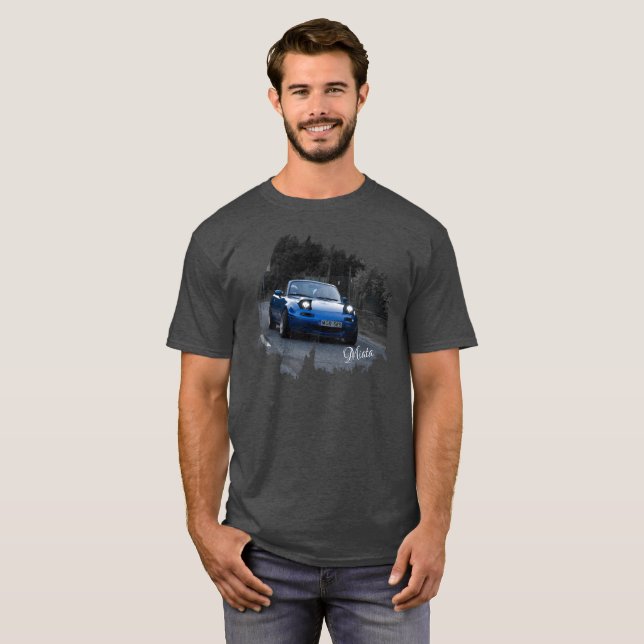 Mazda MX-5 Miata T-Shirt (Hel framsida)