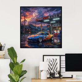 Mazda MX-5 Miata Touringbil Poster