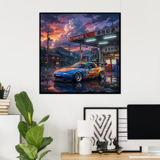 Mazda MX-5 Miata Touringbil Poster