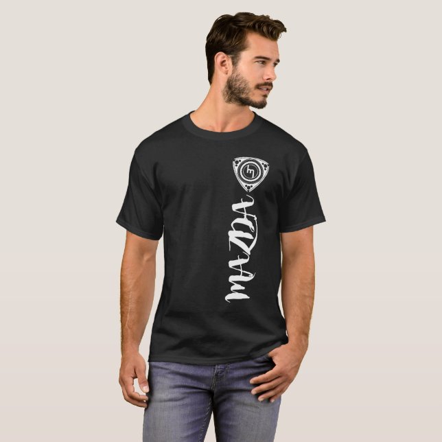 Mazda namnteckning utslagsplatsmanarMazda Wankel T Shirt (Hel framsida)