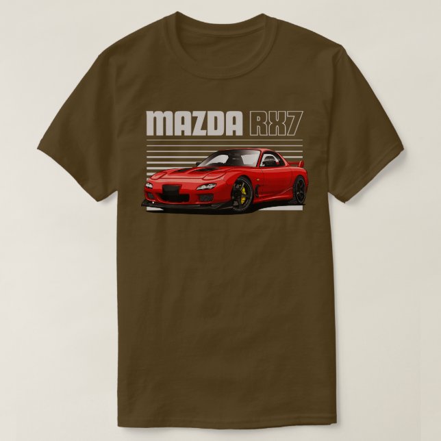 MAZDA RX7 2 T SHIRT (Design framsida)