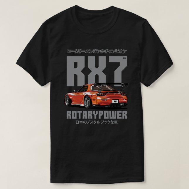 Mazda RX7 Essential T-Shirt (Design framsida)