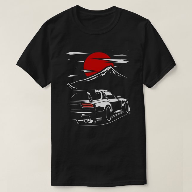 Mazda RX7 Haruna Classic T-Shirt (Design framsida)