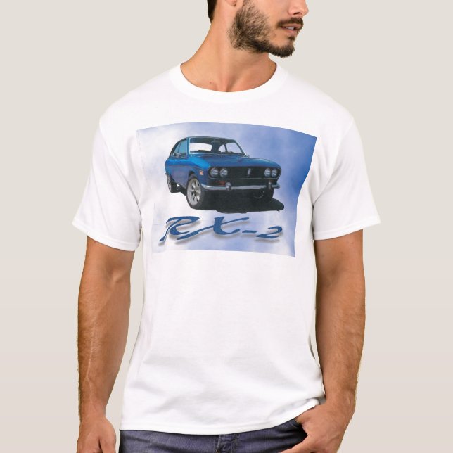 Mazda Rx-2 Blue T-shirt (Framsida)