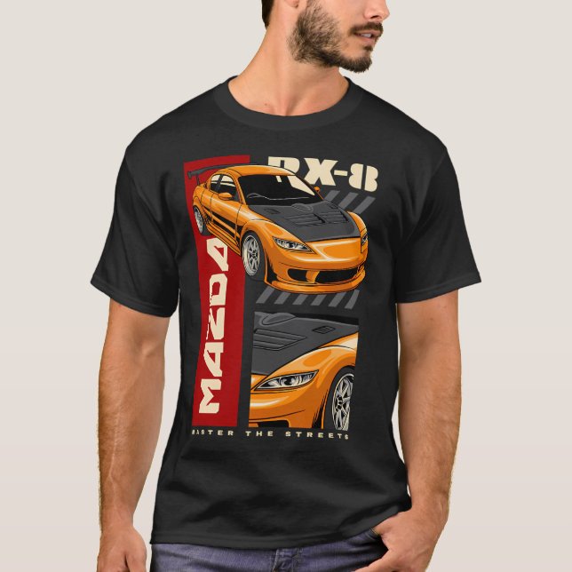 Mazda Rx-8 Älskare T Shirt (Framsida)