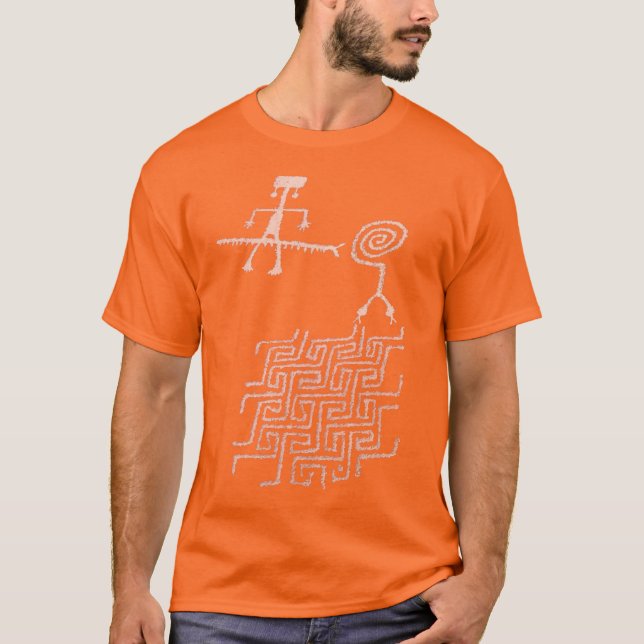 Maze Art Site - Vermilion Cliffs National Monument T Shirt (Framsida)