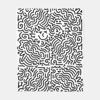 Maze Blanket Fleecefilt