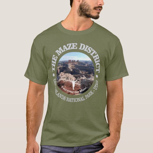 Maze-distriktet T Shirt (Framsida)