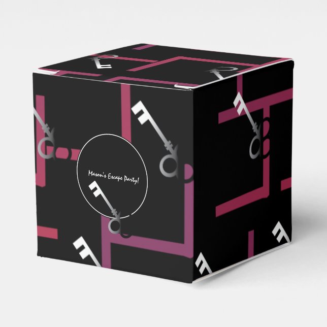Maze Escape Party Maze Favor Candy Box Presentaskar (Framsidan Sidan)