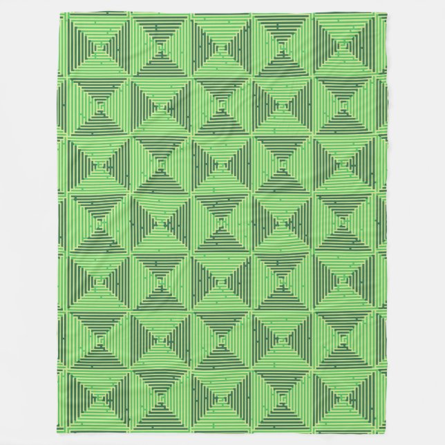 Maze Patchwork Fleecefilt (Framsidan)