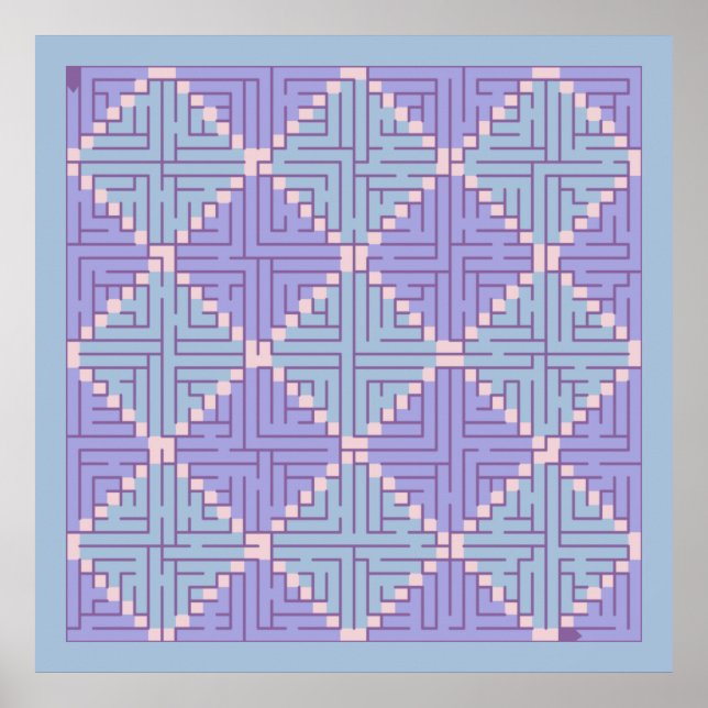 Maze Patchwork Poster (Framsidan)