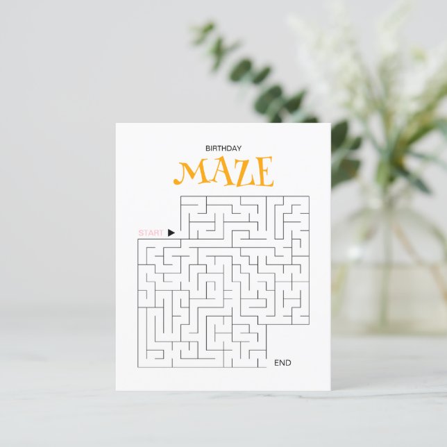 Maze Puzzle #JKN-MORSA01 (Stående Fram)