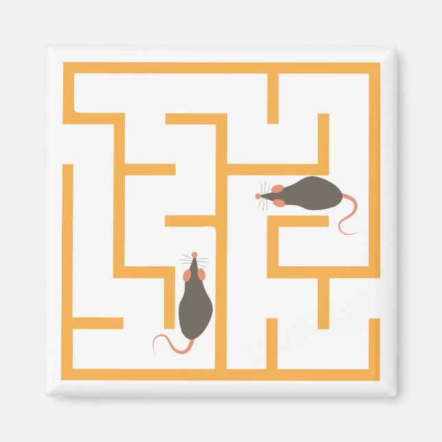 Maze Råttor Magnet (Framsidan)