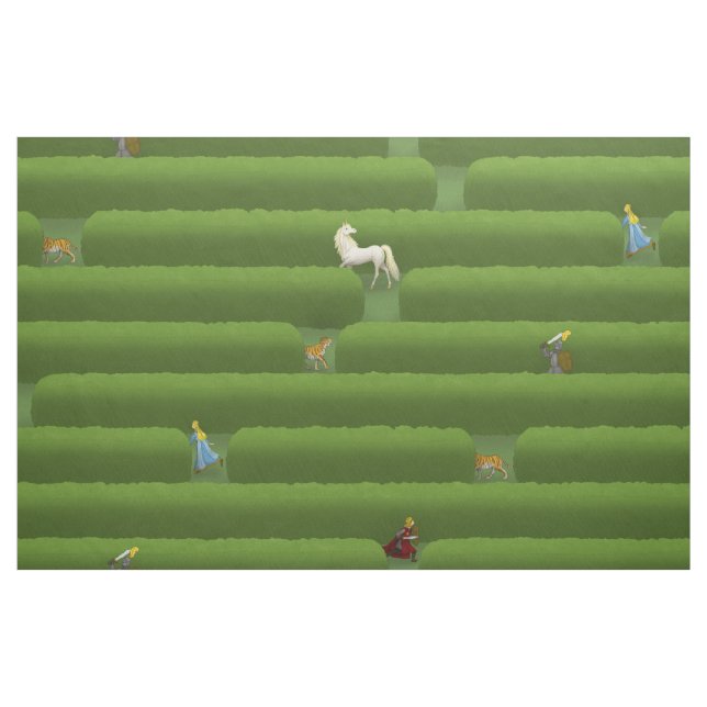 Maze (stor ) Fairytale Tyg (Fat Quarter)