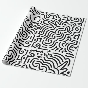 Maze Wrapping Papper Presentpapper