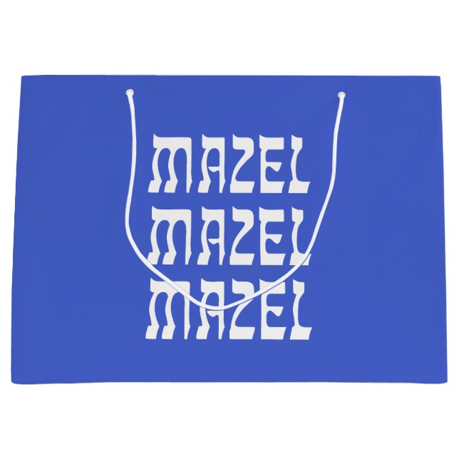 Mazel Mazel Mazel Firande Large Gift Bag (Framsidan)
