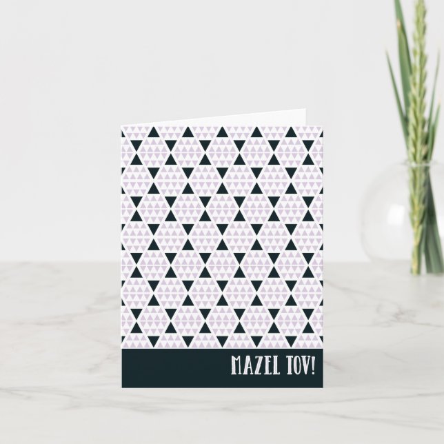 Mazel Tov Aztecrosor Kort (Framsida)