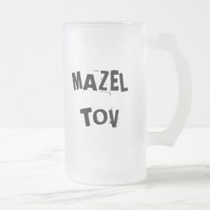 Mazel Tov frostad mugg