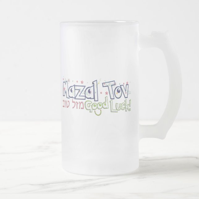 Mazel Tov Frostat Ölglas (Höger)