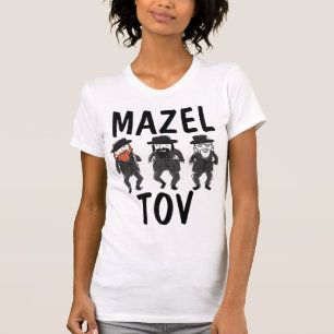 MAZEL TOV Funny judisk t-shirts
