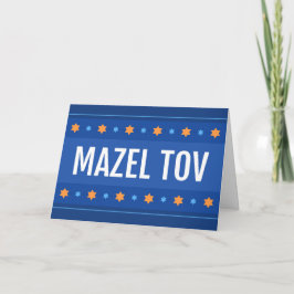Mazel tov, grattisar på pub mitzvah kort
